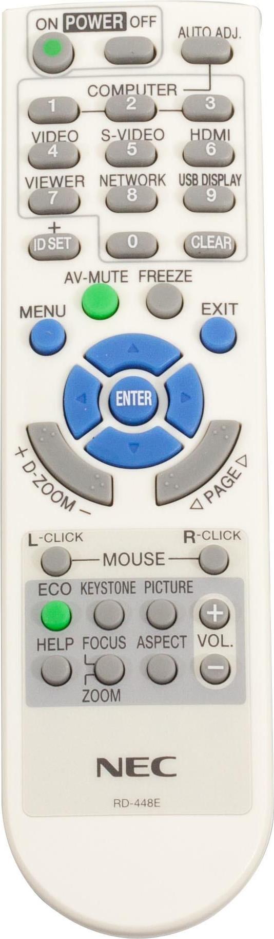 NEC Remote Controller RD-448E (7N900927-)