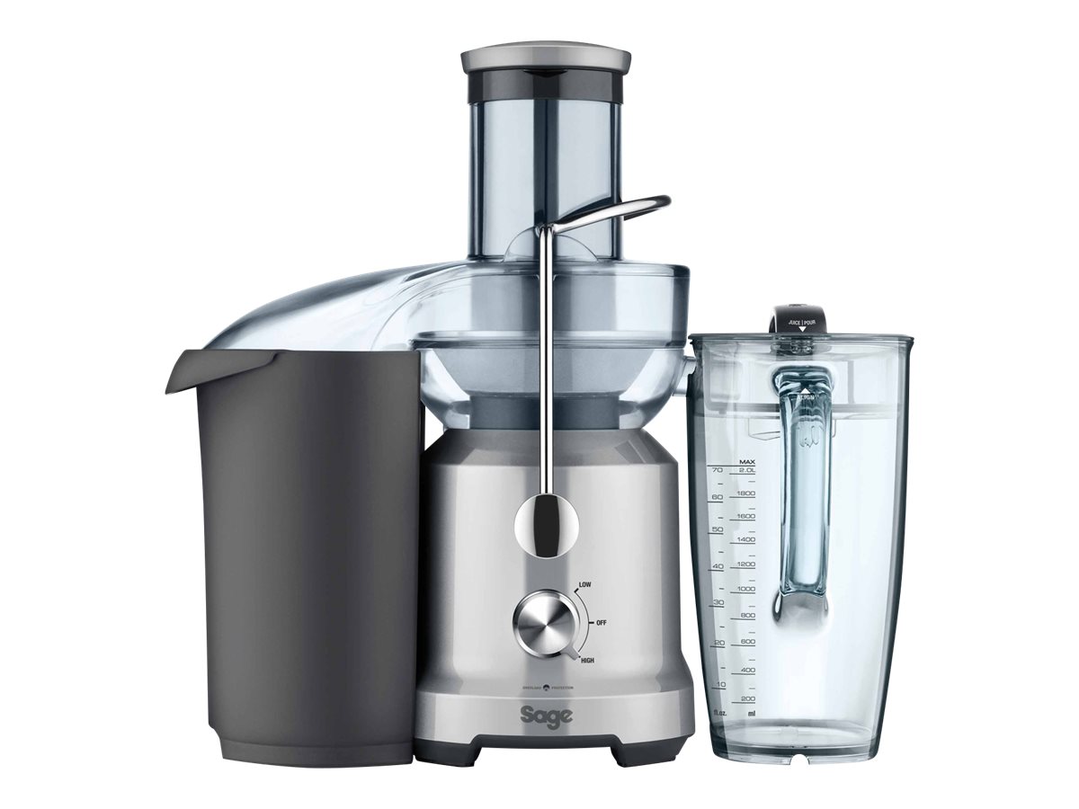 Sage the Nutri Juicer Cold Langsamer Entsafter 1,3 kW 2 Liter Silber-Schwarz