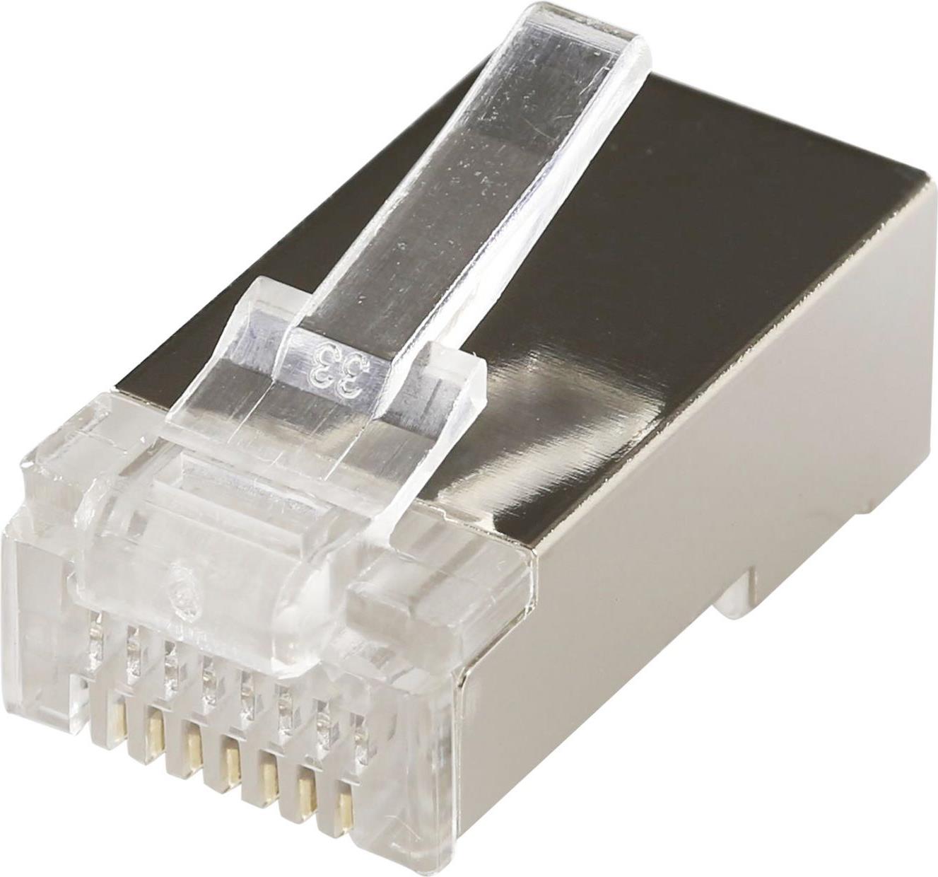 MicroConnect Modular RJ45 Cat6a FTP Easy Connector 50pcs (CON6AFTPE)