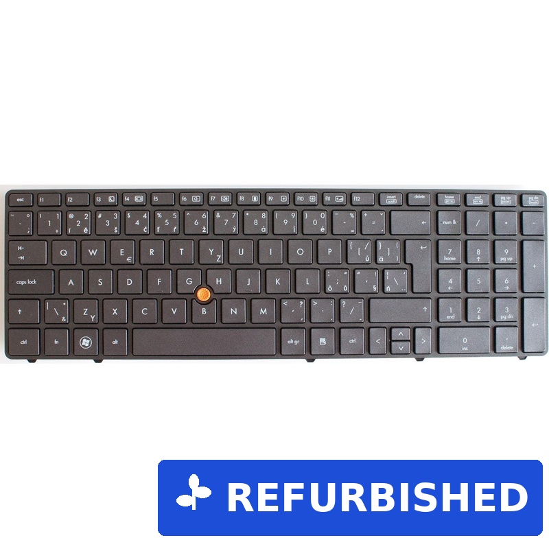 HP Tastatur für EliteBook 8560w (geöffnet) (652682-BG1)