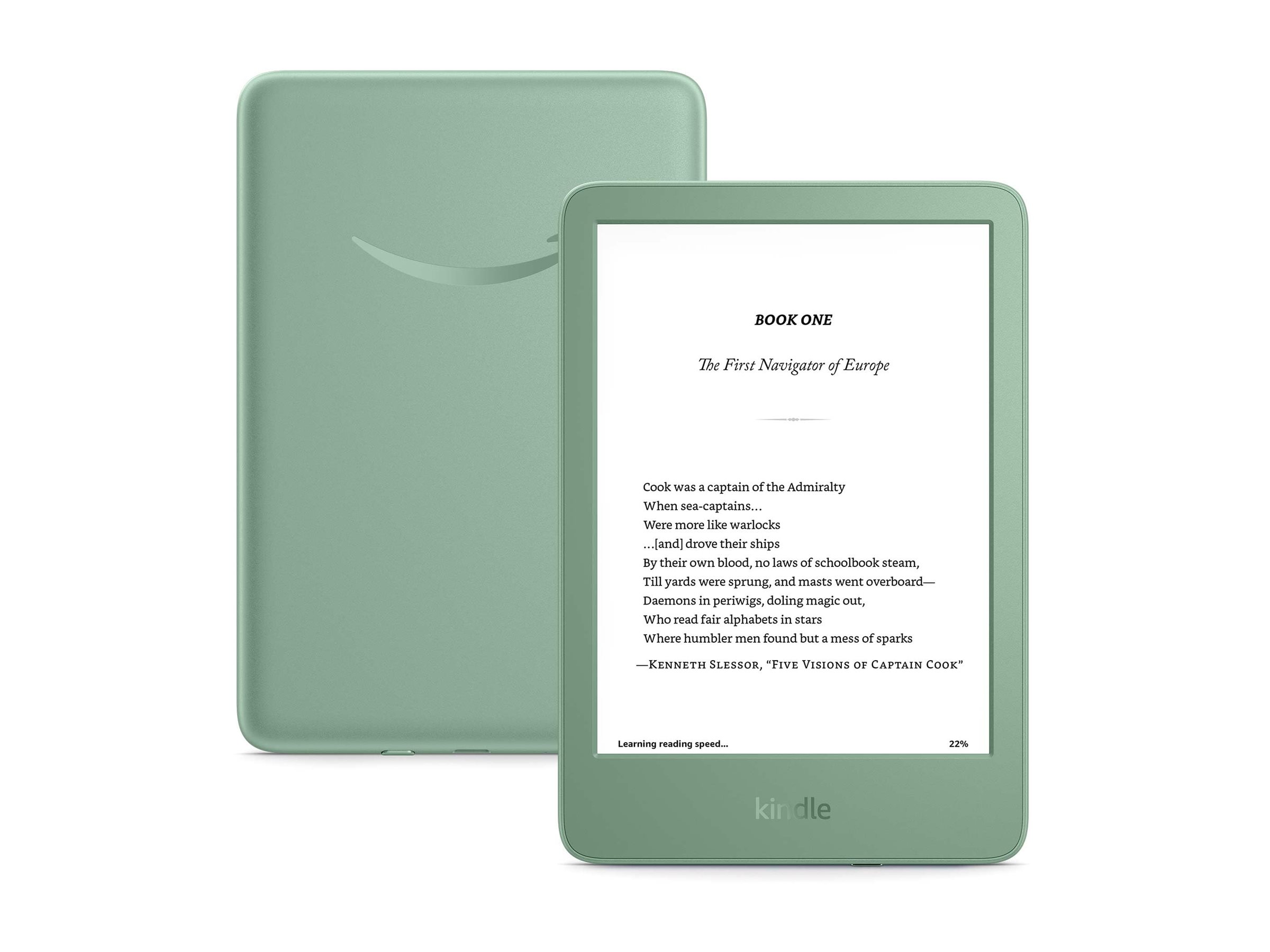 Amazon Kindle eBook-Reader 16 GB 6" Matcha Ohne Werbung