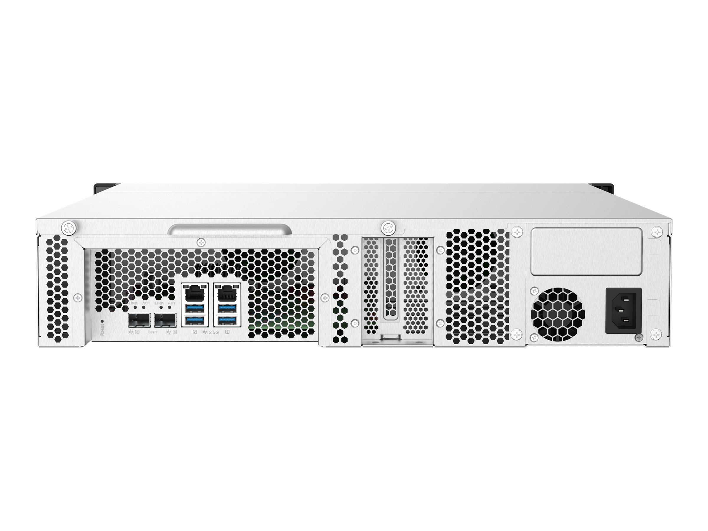 QNAP TS-832PXU-4G 8-Bay Quad-Core 1,7 GHz Rackmount NAS 4 GB RAM Aluminium, Schwarz