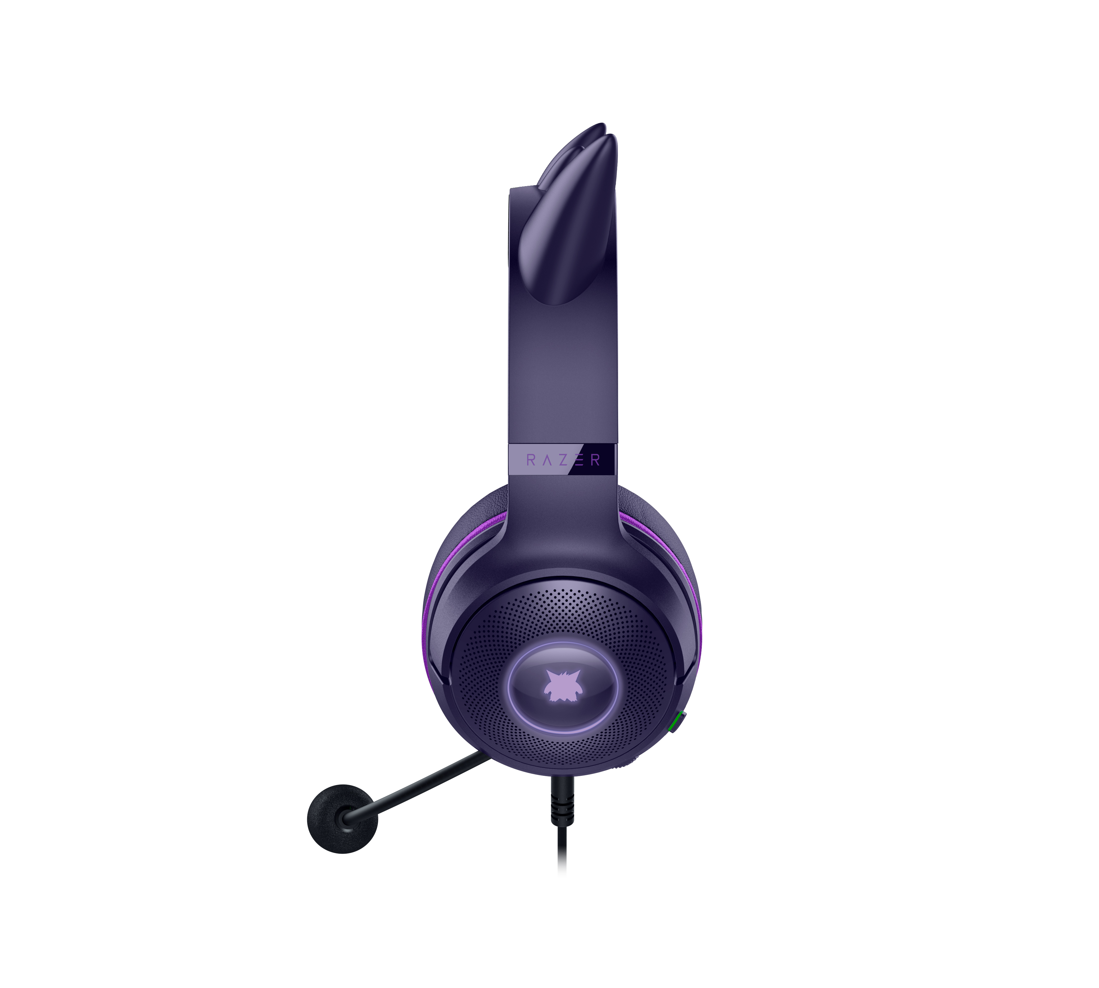 Razer Kraken Kitty V2 Pokémon Gengar Edition Gaming Headset USB-A Rosa, Lila