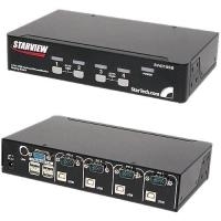 StarTech.com 4 Port VGA USB KVM Switch mit Hub (SV431USB)