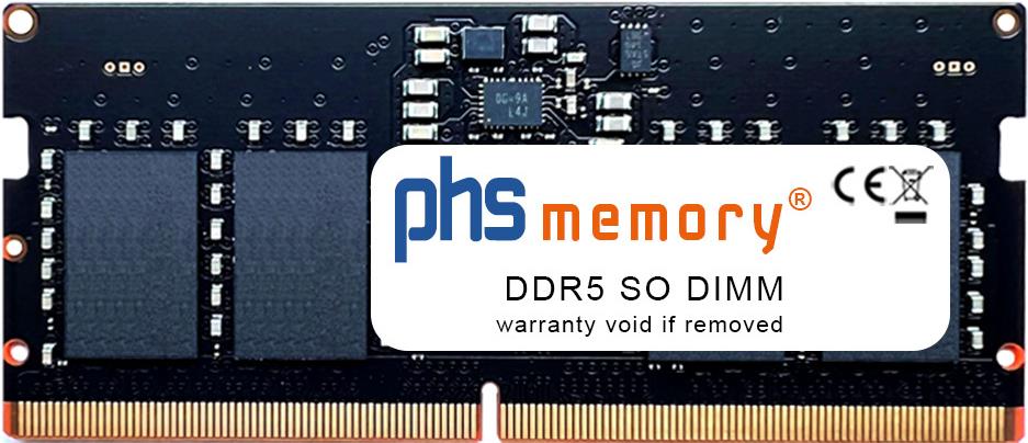 PHS-memory 8GB RAM Speicher kompatibel mit Kontron K3931-N2 mITX DDR5 SO DIMM 4800MHz PC5-38400-S (S