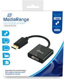 MediaRange MRCS174 Videokabel-Adapter 0,15 m DVI DisplayPort Schwarz (MRCS174)