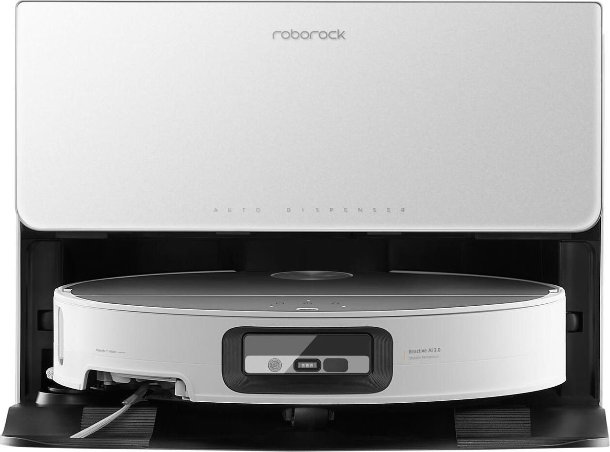 Roborock Saros 10 R&D System Weiß Wischroboter mit RockDock Ultra 2 (S10R02-00)