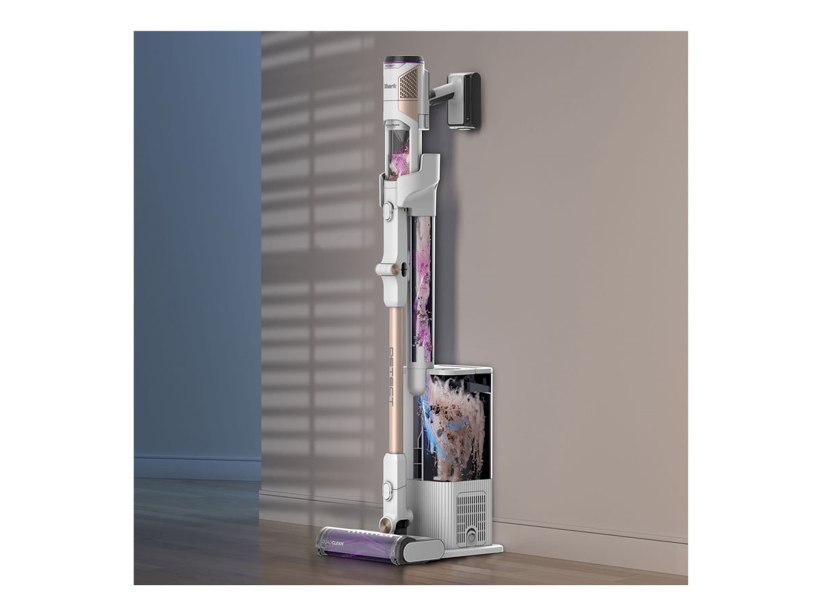 Shark Detect Clean & Empty IW3612EUT Akku-Stabstaubsauger 2-in-1 beutellos 60 min 240 W Weiß