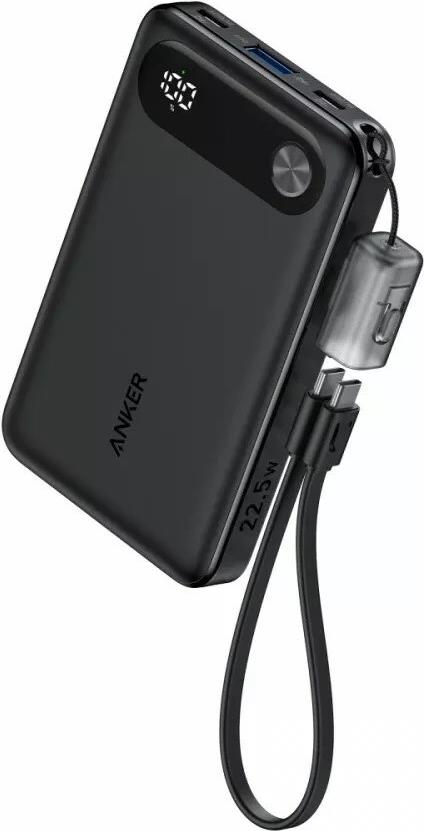 Anker Power Bank (10,000mAh, 22.5W, Black) (A1257G11)