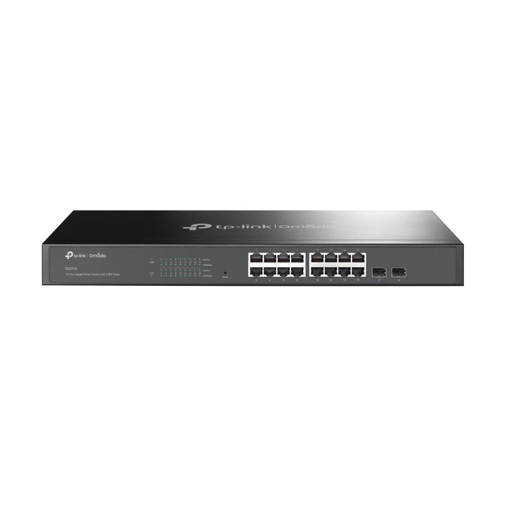 TP-Link Omada SG2218 18-Port Managed Smart Switch Gigabit Ethernet Schwarz