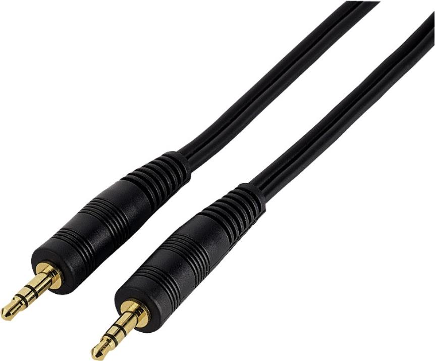 Hama Audiokabel mini-phone stereo 3,5 mm männlich zu mini-phone stereo 3,5 mm männlich (00089288)