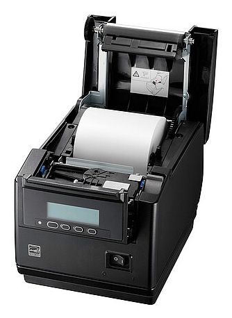 Citizen CT-S801III Bondrucker mit Cutter, Thermodirekt, 203 dpi, 500 mm/s, USB 2.0, Schwarz