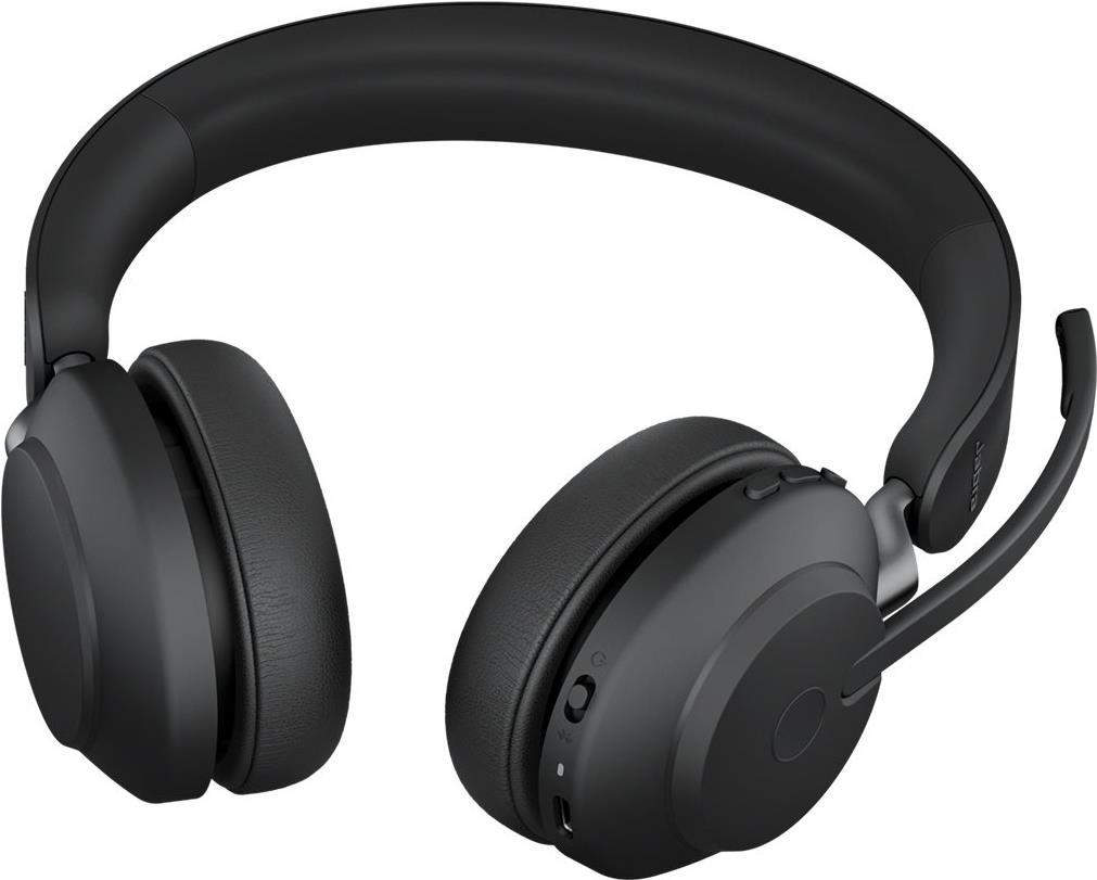Jabra Evolve2 65, UC Stereo Headset mit USB-A Bluetooth Adapter, schwarz (26599-989-999)