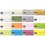 Pollen by Clairefontaine Briefumschlag DL, naturweiß 120 g/qm, Maße: 110 x 220 mm, pH-neutrales Papier, säurefrei - 1 Stück (56030C)