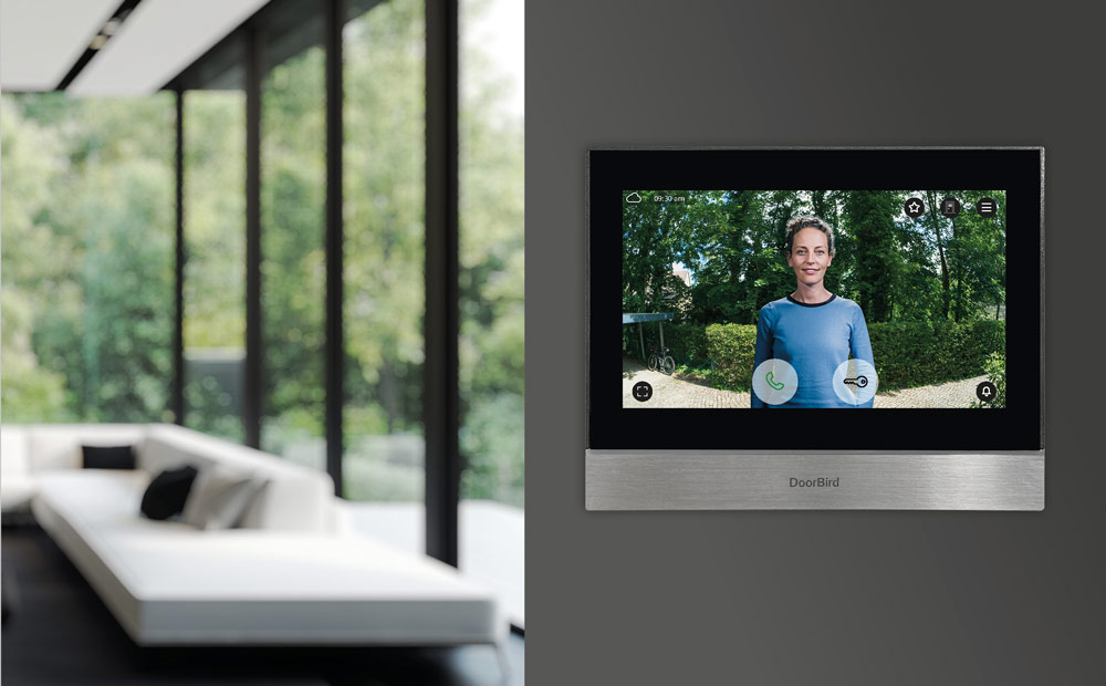 Doorbird IP Video Innenstation A1104T 7" IPS PoE WLAN Edelstahl V4A