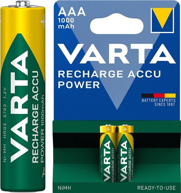 Varta Professional Photo Accu AAA NiMH 1000 mAh 2 Stück