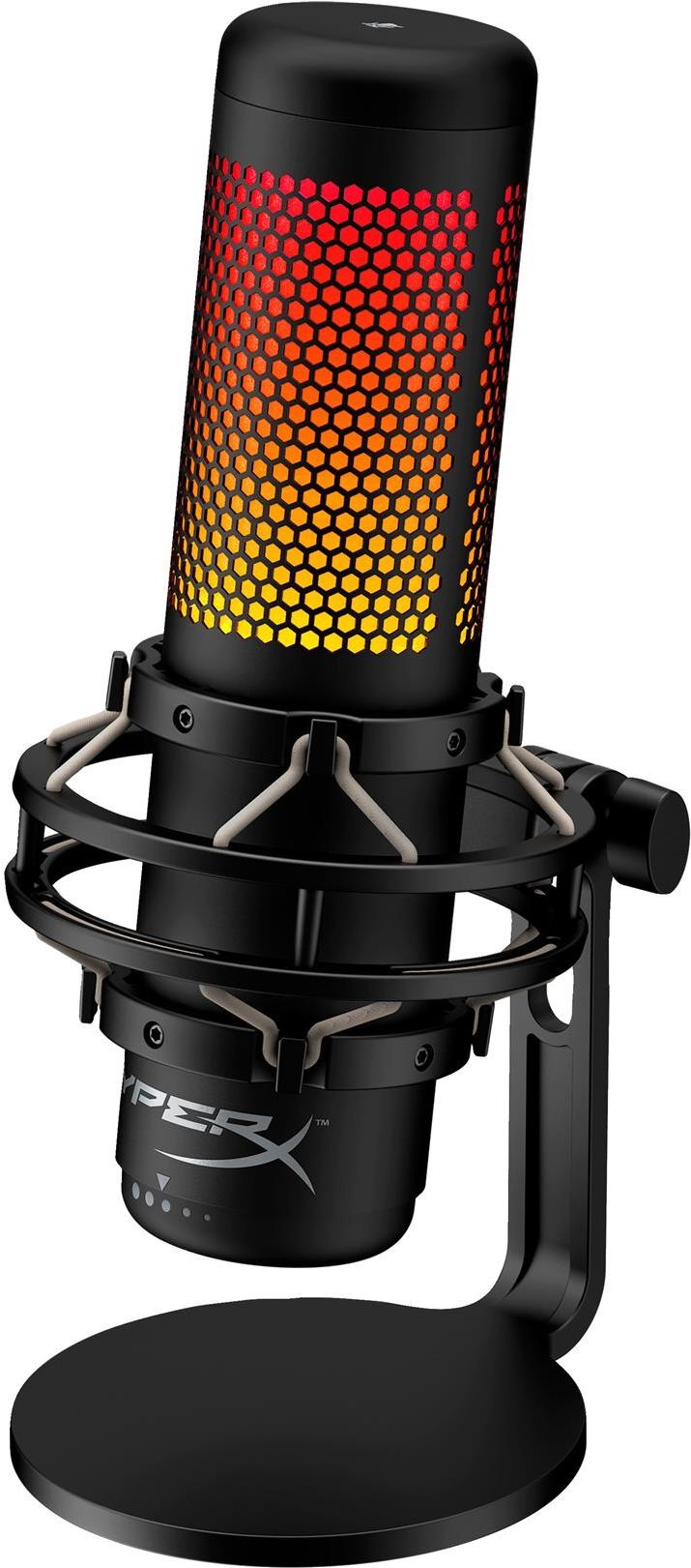 HyperX QuadCast S USB-Mikrofon RGB-Beleuchtung Grau, Schwarz