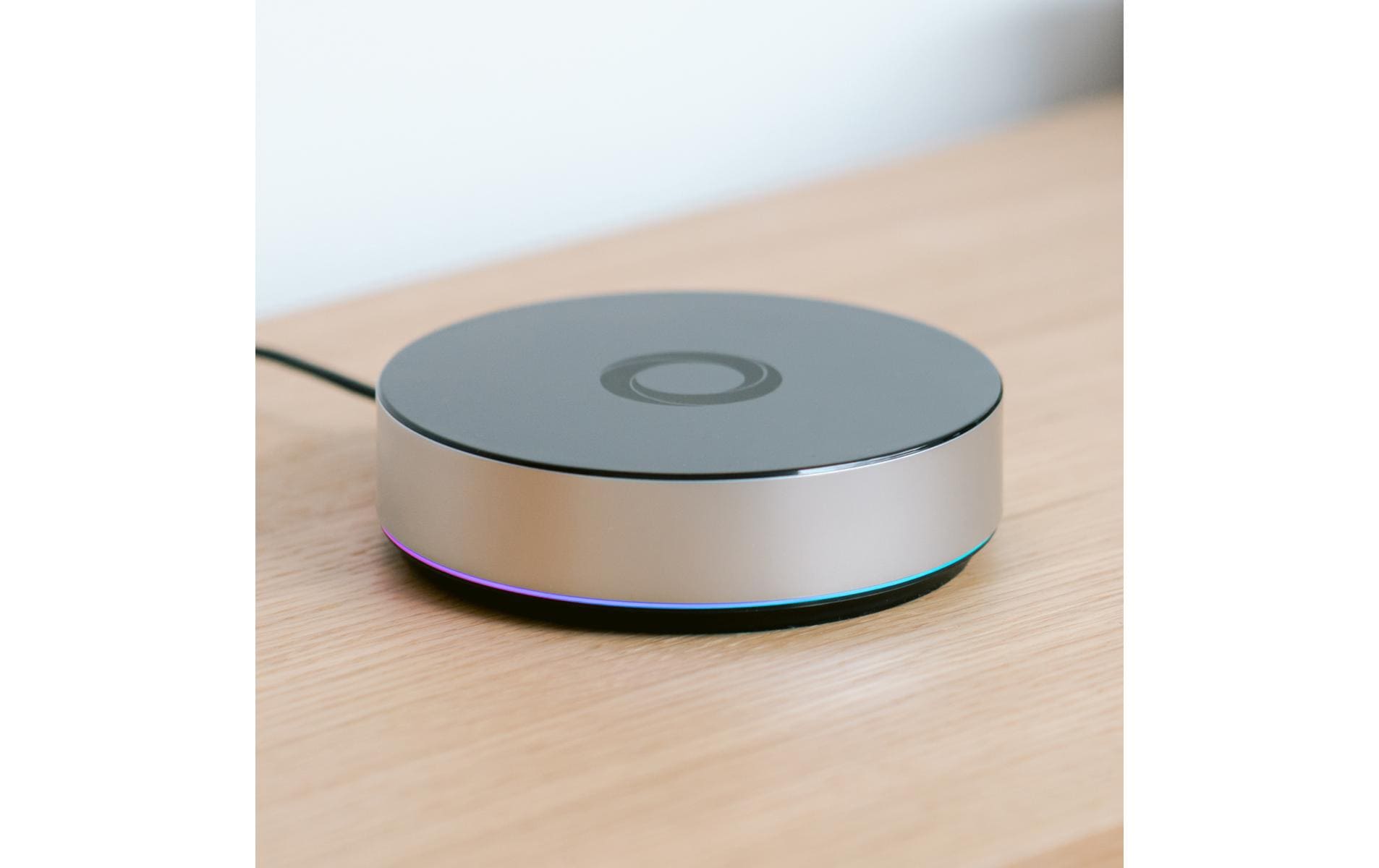 Homey Bridge Smart-Home-Zentrale Zigbee Z-Wave Bluetooth WLAN Schwarz Silber