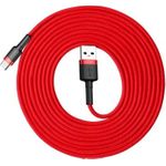 Baseus CATKLF-U09 Handykabel Schwarz - Rot 3 m USB A USB C (CATKLF-U09)