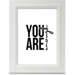 Hama Holzrahmen Chic, Weiß, 10 x 15 cm (00193352)