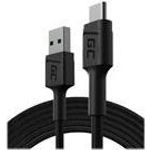 Green Cell KABGC22 USB Kabel 1,2 m USB 2.0 USB A USB C Schwarz (KABGC22)