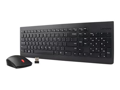 Lenovo Essential Wireless Combo Tastatur-und-Maus-Set Schwarz