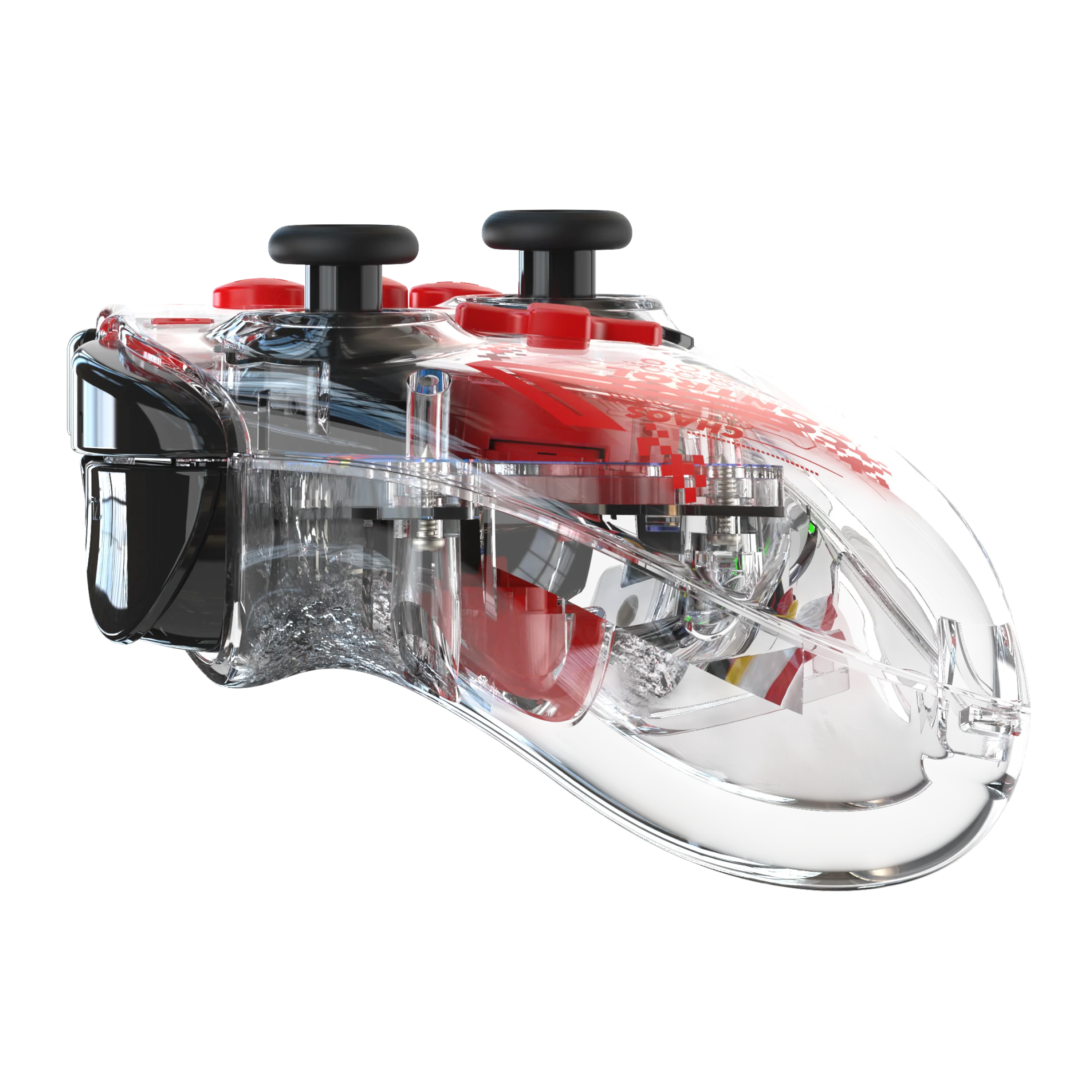 PDP REALMz Plus Wireless Controller Shadow Space Colony ARK Nintendo Switch Mehrfarbig, Transparent