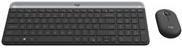 Logitech MK470 Slim Wireless Keyboard and Mouse Combo, USB, CH Layout, grau (920-009192) (B-Ware)