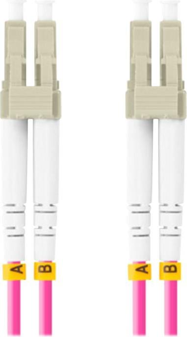 Lanberg Fiber Patchk. MM LC/UPC-LC/UPC DUPLEX 5m OM4 50/125 (FO-LULU-MD41-0050-VT)