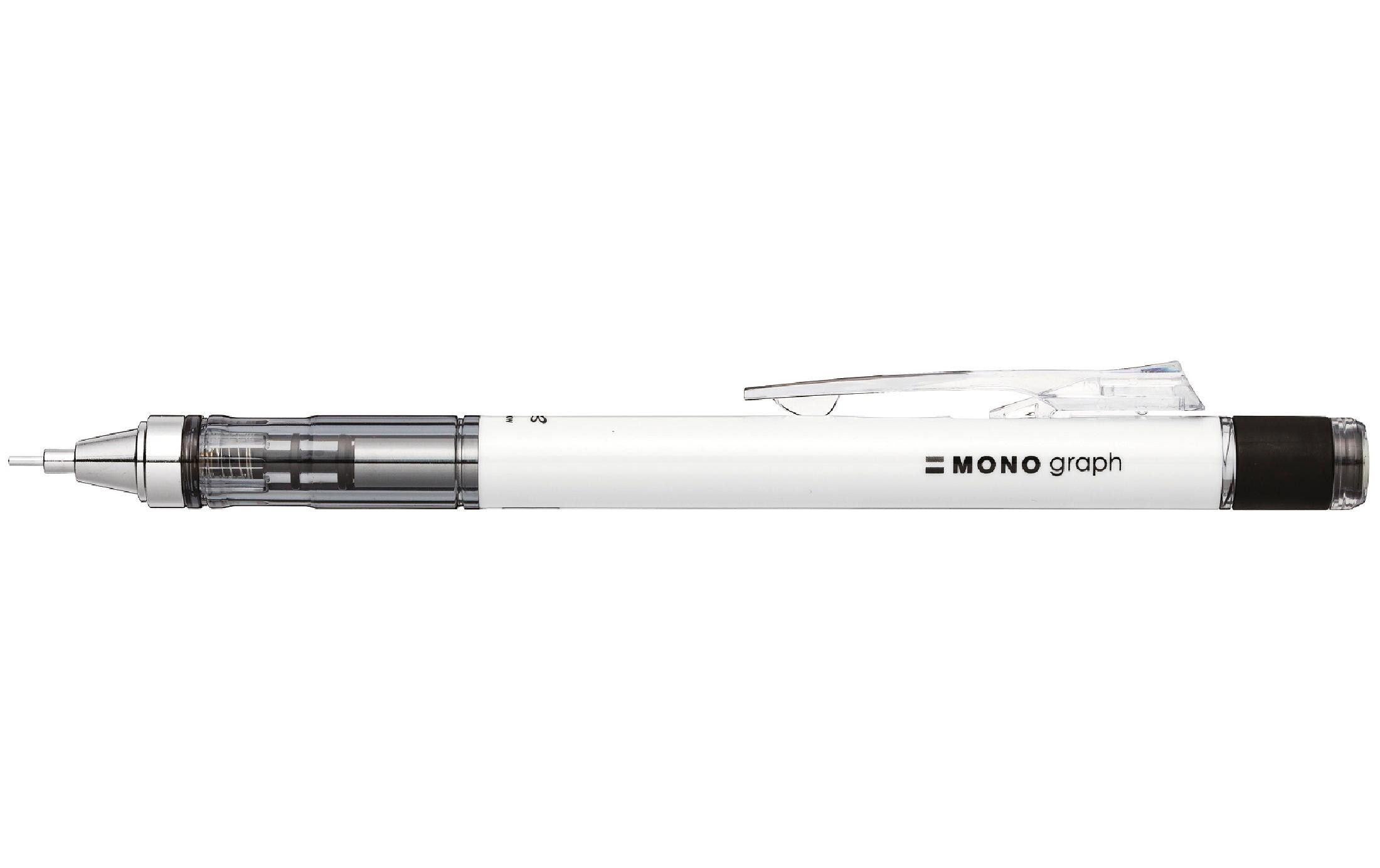 Tombow MONO graph Druckbleistift 0,7 mm HB Weiß