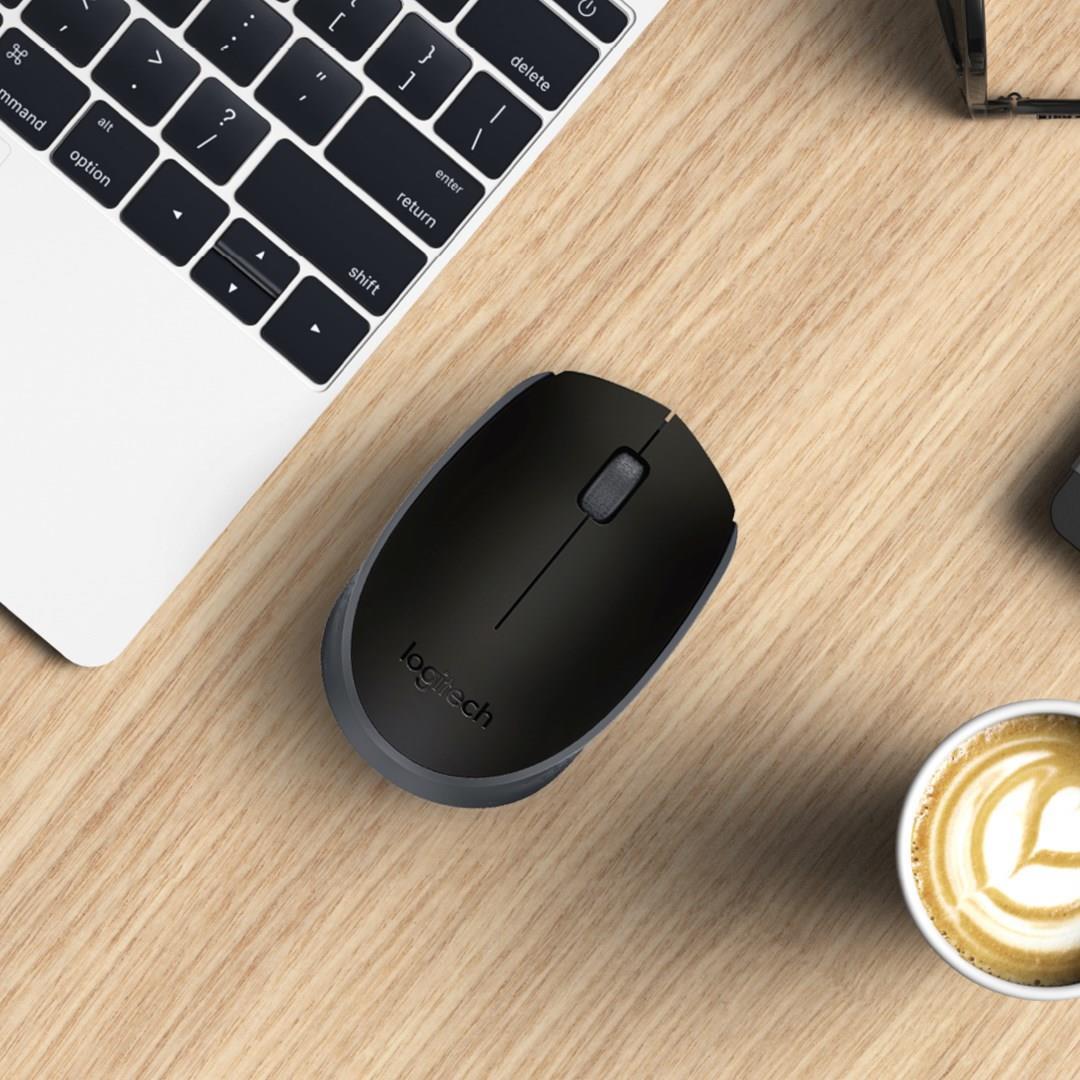 Logitech B170 Maus Schwarz