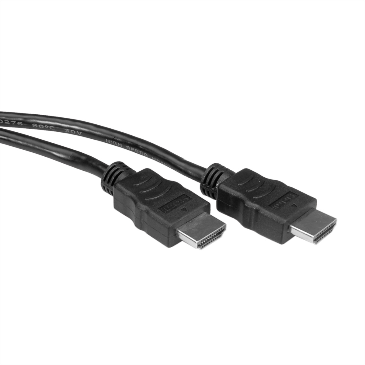 Secomp HDMI High Speed Kabel mit Ethernet 2 m Schwarz