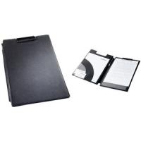 DURABLE Klemmbrett-Mappe, DIN A4+, schwarz, aus Weichfolie in A4 Übergröße, mit Kartonverstärkung, mit Einschlagblatt (2332-01)