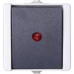 Kontrollschalter AP-Feuchtraum proAQA grau 10A, 250V (541656003)