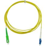BlueOptics Simplex LWL Patchkabel, LC-UPC/SC-APC, 2 Meter, Singlemode E9/125Âµm, G.657.A1, OS2, Eingangsdämpfung: unter 0.2dB, Markenfaser, LSZH gelb, 2.0mm Tube, Keramik Ferrule, inkl. Messprotokoll (SFP2122BU2MS)