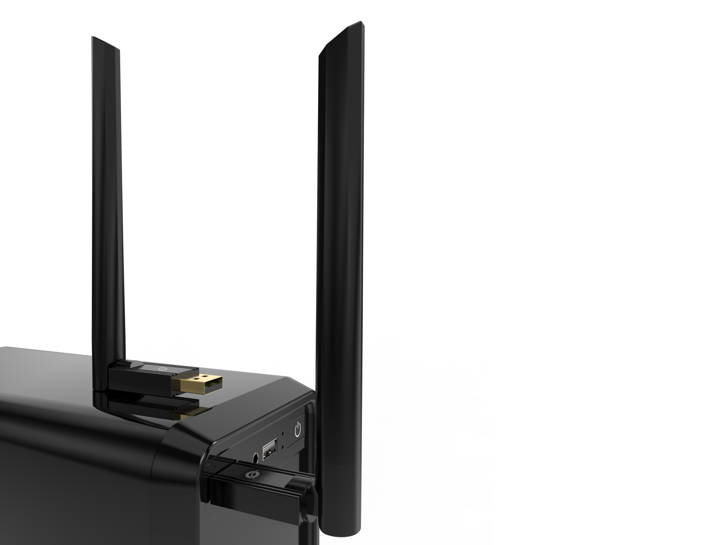 Conceptronic ABBY17B USB Bluetooth 5.3 Adapter mit externer Antenne Schwarz