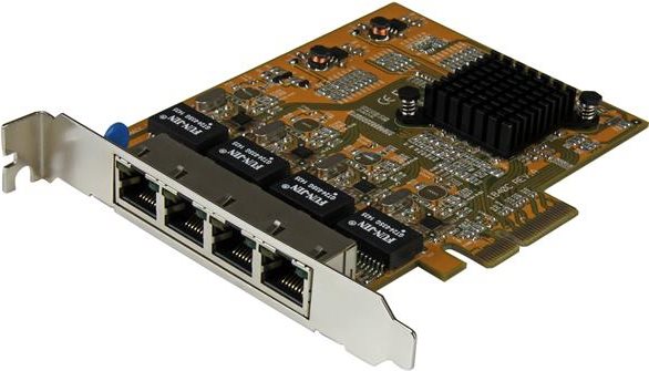 StarTech.com 4 Port PCIe Gigabit Netzwerkkarte (ST1000SPEX43)