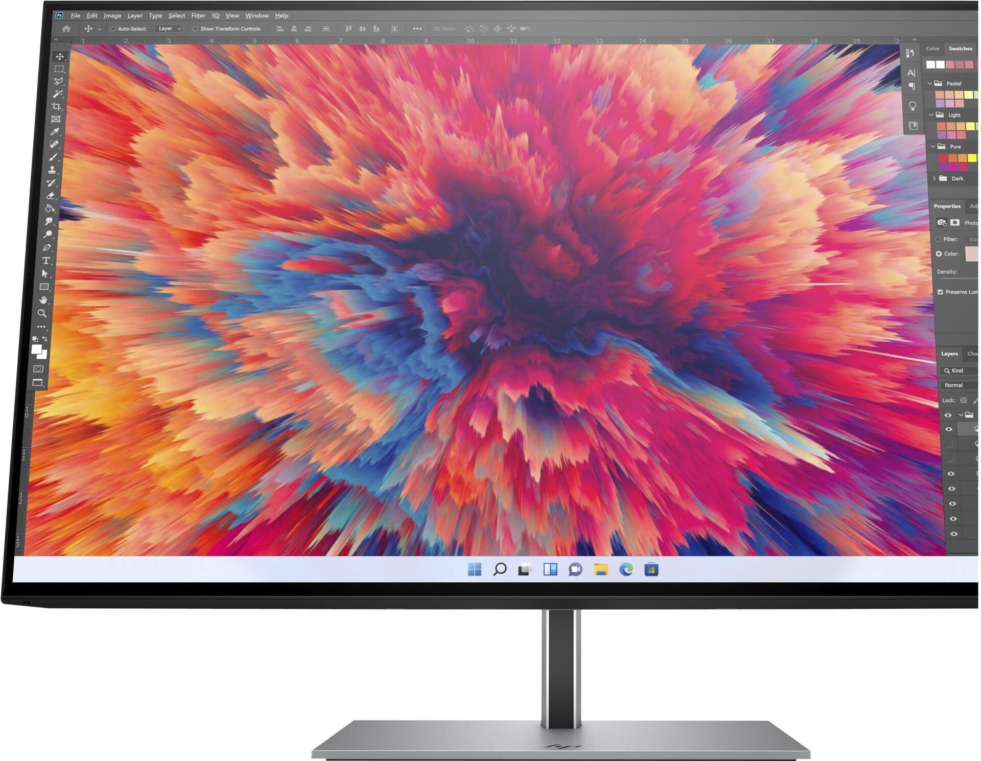 HP Z24q G3 23.8" QHD Monitor Silber