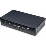 StarTech.com 4-Port DisplayPort KVM Switch, 4K 60Hz, TAA Compliant (P4AD122-KVM-SWITCH)