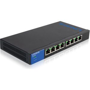 Linksys SWITCH UNMANAGED 8PORT POE GR (LGS108P-EU)