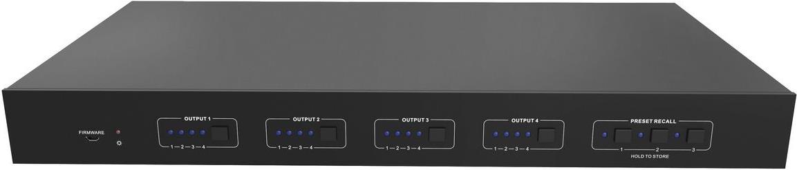 Vivolink Matrix switcher 4x4 w/ 1 HDMI (VLHDMIMAT4X431)