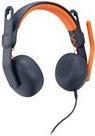 Logitech Zone Learn Wired On-Ear Headset for Learners, 3.5mm AUX (981-001372)