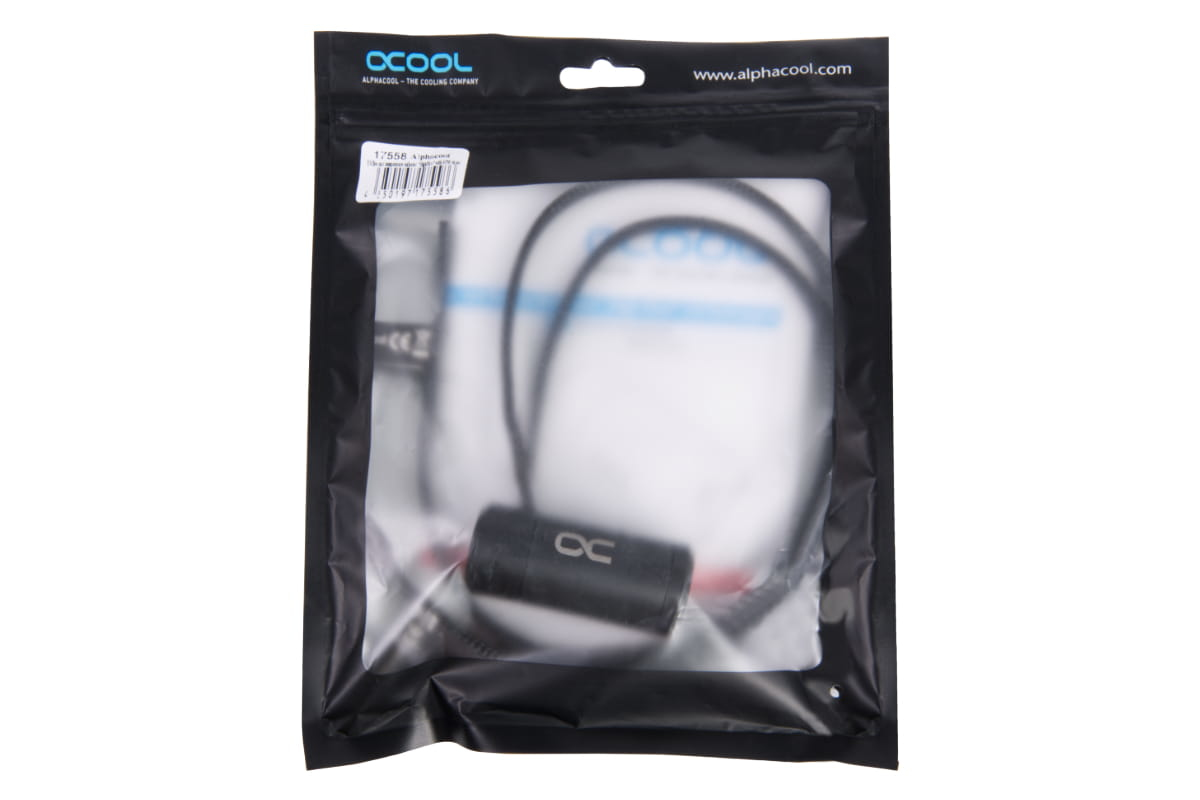Alphacool 17558 Durchflussanzeiger Acetal 1/4" Schwarz