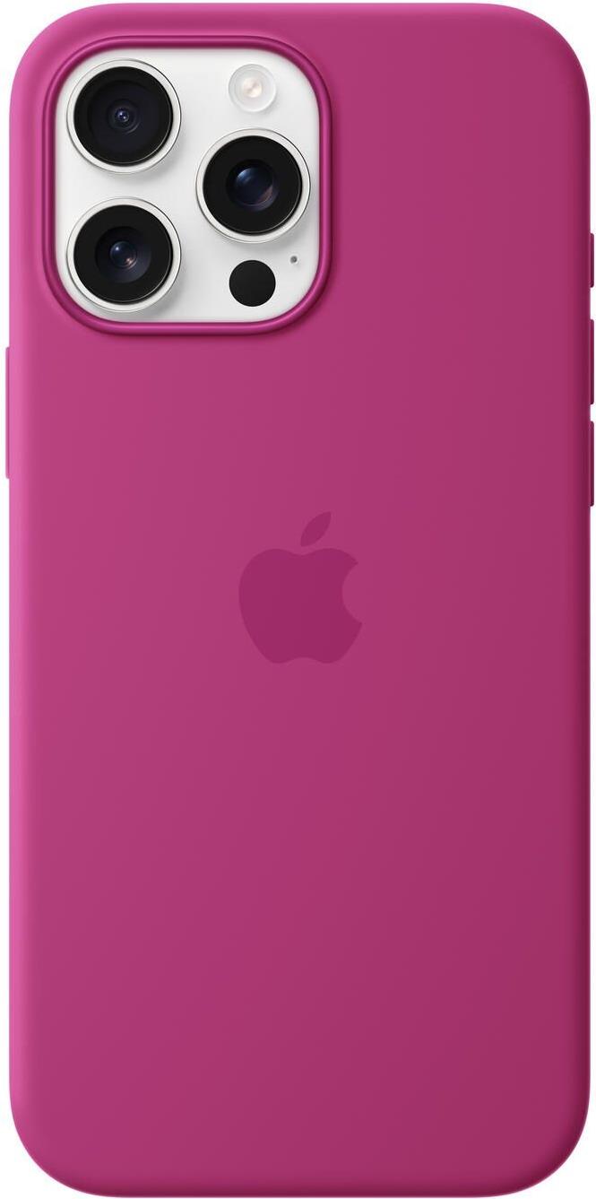 APPLE IPHONE16 PRO MAX SILICONE CASE WITH MAGSAFE - FUCHSIA (MYYX3ZM/A)