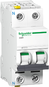 Schneider Electric A9F04606. Eingangsstrom: 6 A. Internationale Schutzart (IP-Code): IP20. Breite: 36 mm, Tiefe: 78,5 mm, Höhe: 91 mm (A9F04606)