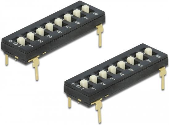 DeLOCK 66306 Zubehör für Leiterplatten DIP-Schalter 2 Stück(e) (66306)
