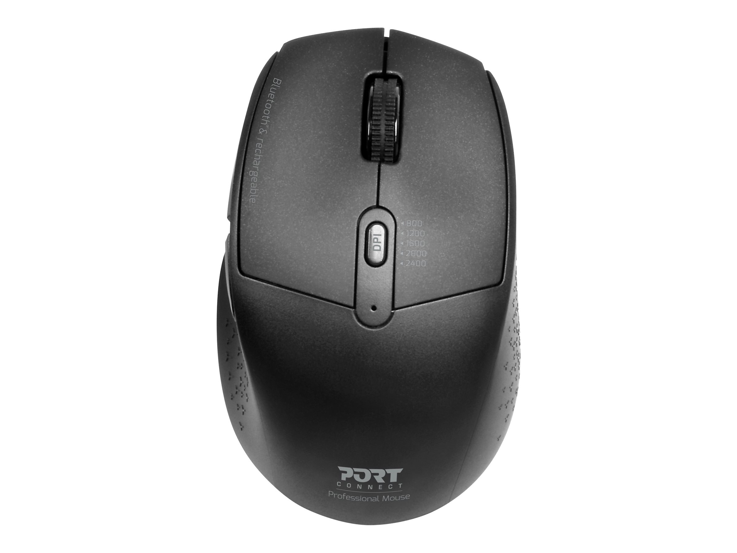 Port Designs PORT Connect Professional Maus 2,4 GHz + Bluetooth 2400 DPI 5 Tasten Schwarz