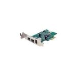 StarTech.com 3 Port 800+400 FireWire PCI Express Schnittstellen Combo Karte (PEX1394B3LP)