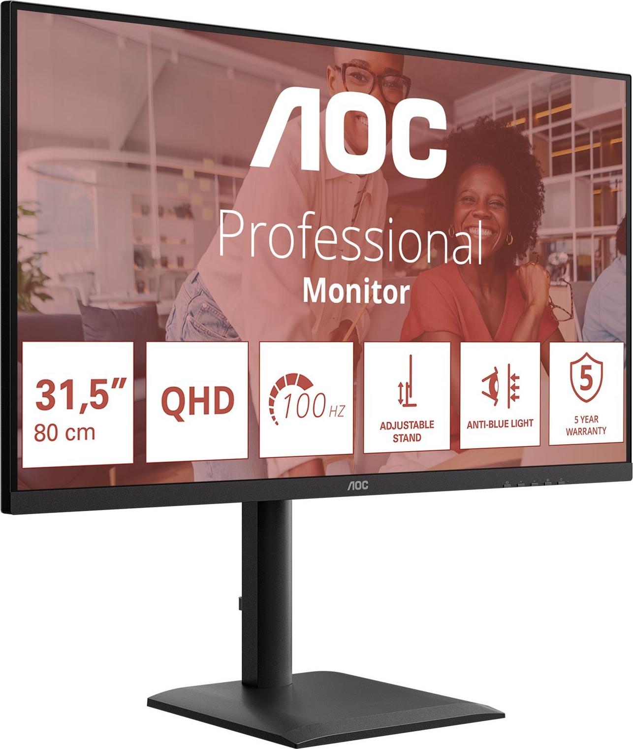 AOC Q32E4U 31,5" QHD IPS 100 Hz Schwarz