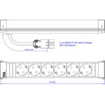 Bachmann Steckdosenleiste 6xCEE7/3 916.1134 (916.1134)